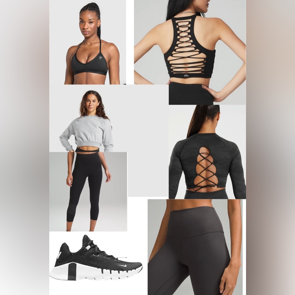 Classic black workout staples that never go out of style check my shop 🖤